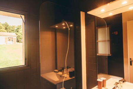 La salle de bain du gîte